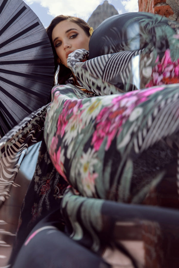 Gulmina by Marwat Textile-Onyx Noir