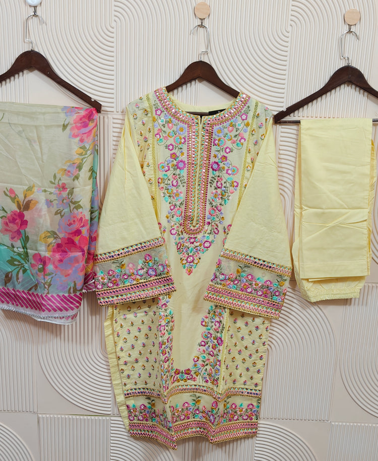 KARMA LAWN STITCHED D-04