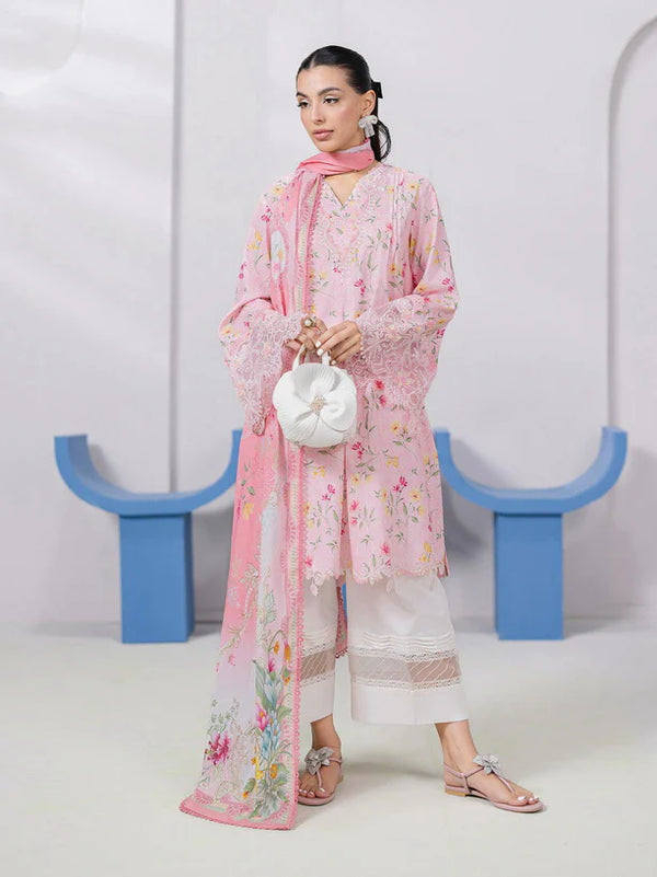 Qalamkar QPrints Embroidered Lawn 2025 | EM-04A