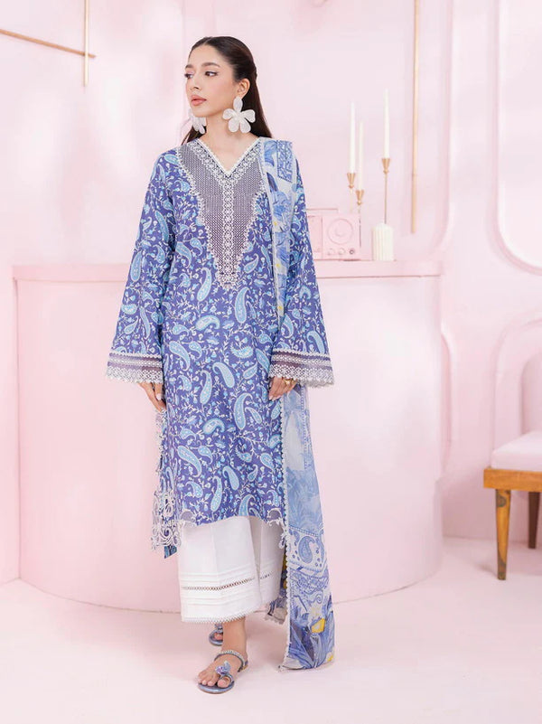 Qalamkar QPrints Embroidered Lawn 2025 | EM-10A