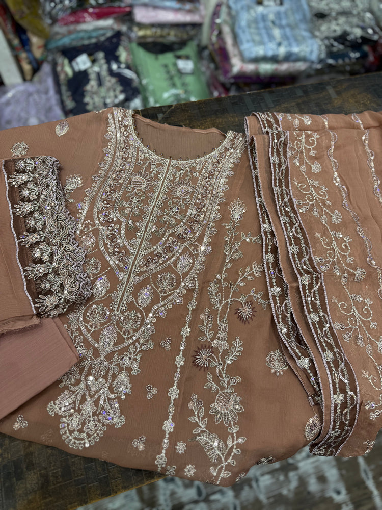 SABIHA BY BIN HAMEED SEMI-STITCHED 3PC | D-09