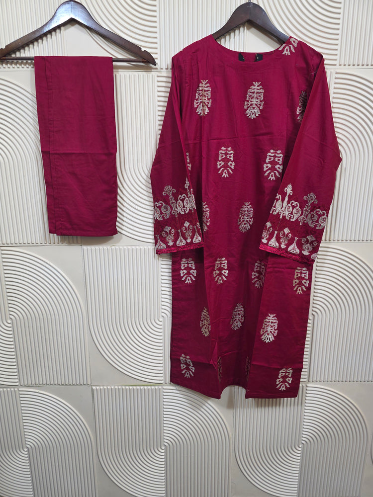 ZEBAYESHA STITCHED LAWN CORD SET D-05