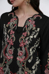 Gulmina by Marwat Textile-Onyx Noir