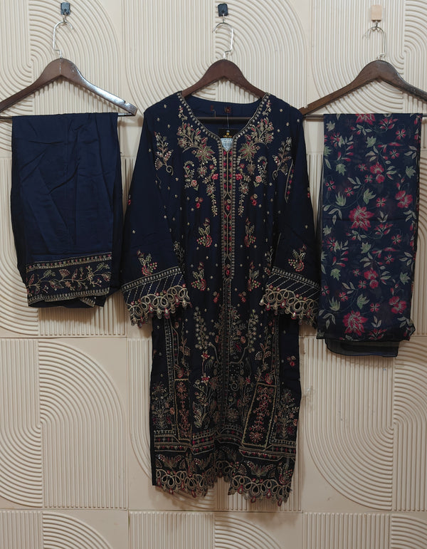 BIN SAEED COTTON SATIN RTW D-09