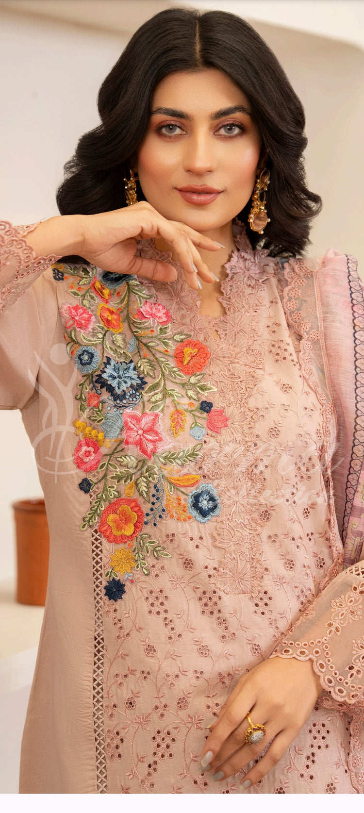 KARMA KAYSERIA EID EDIT - 1424 PASTEL PEACH