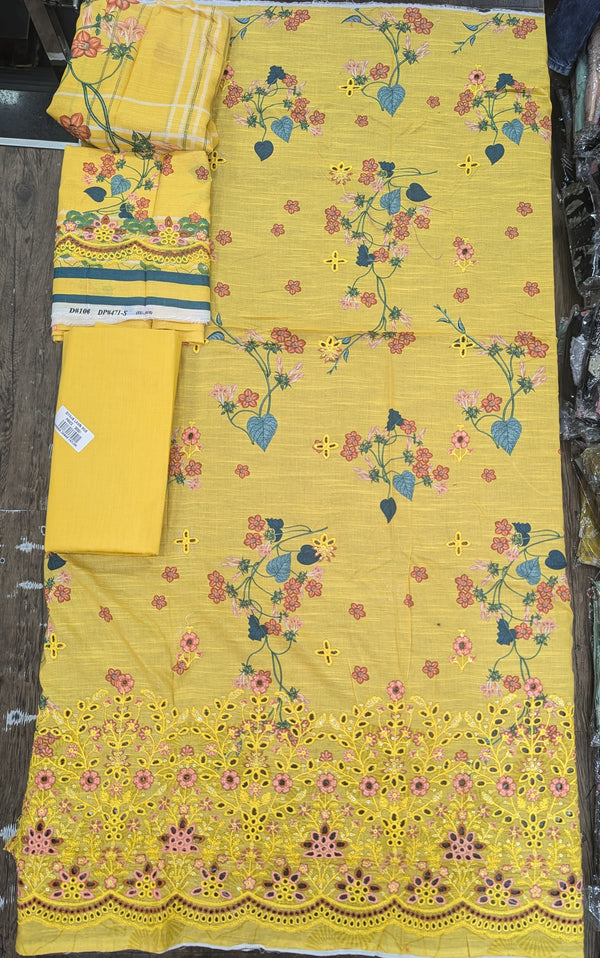 Gardenia Chikankari Lawn Un-stitched by zainab fazlani - GDP-101