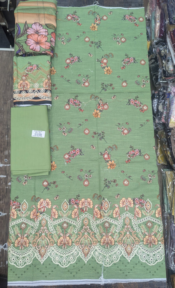 Gardenia Chikankari Lawn Un-stitched by zainab fazlani - GDP-104