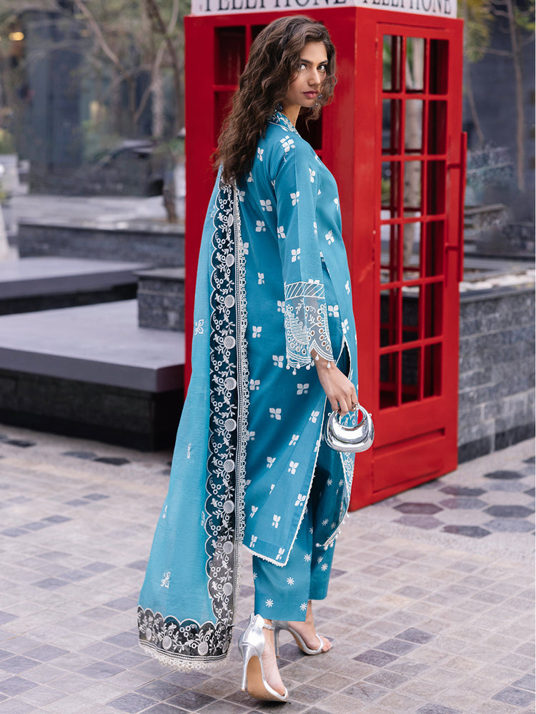 MAHNUR BROADWAY 25' Scarlet | 3 PC Lawn