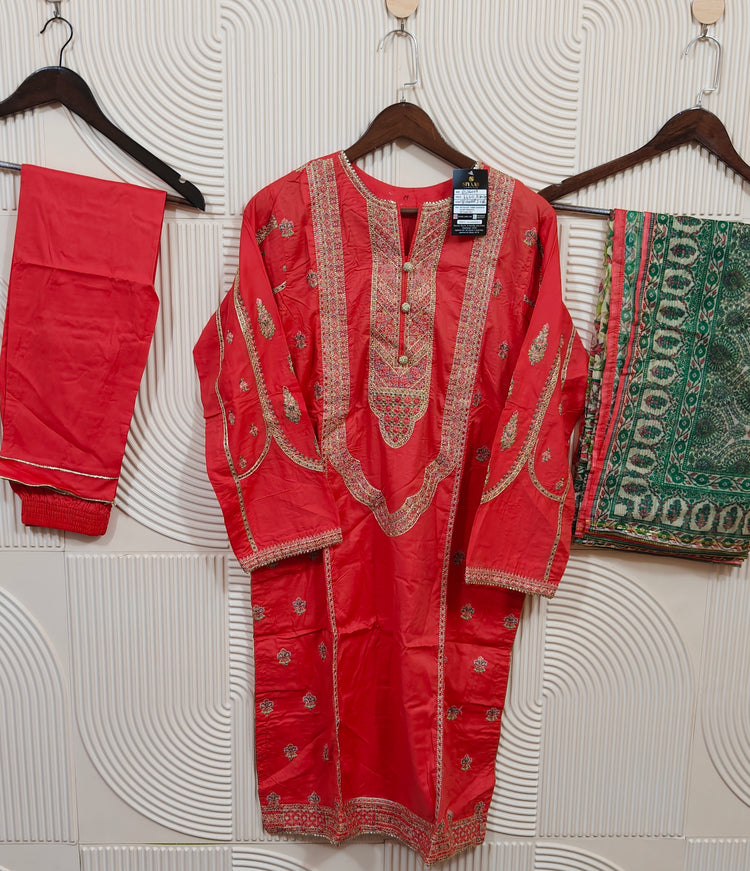 ZOYA AHMED TEHWAR STITCHED LAWN D-05