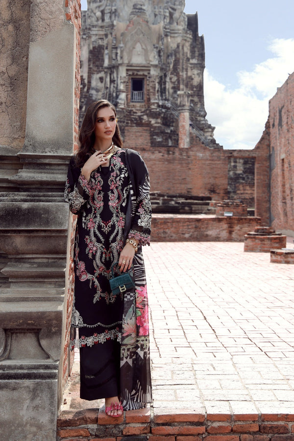 Gulmina by Marwat Textile-Onyx Noir