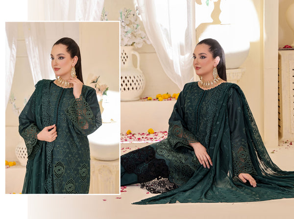 KINZA CHICKEN KARI UN-STITCHED COLLECTION BY BIN HAMEED 24'-05