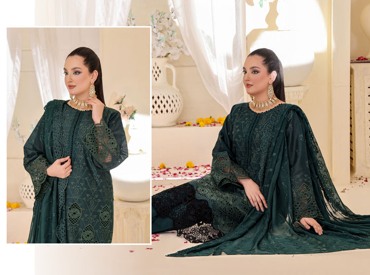 KINZA CHICKEN KARI UN-STITCHED COLLECTION BY BIN HAMEED 24'-05