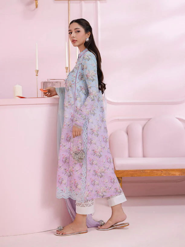 Qalamkar QPrints Embroidered Lawn 2025 | EM-08B