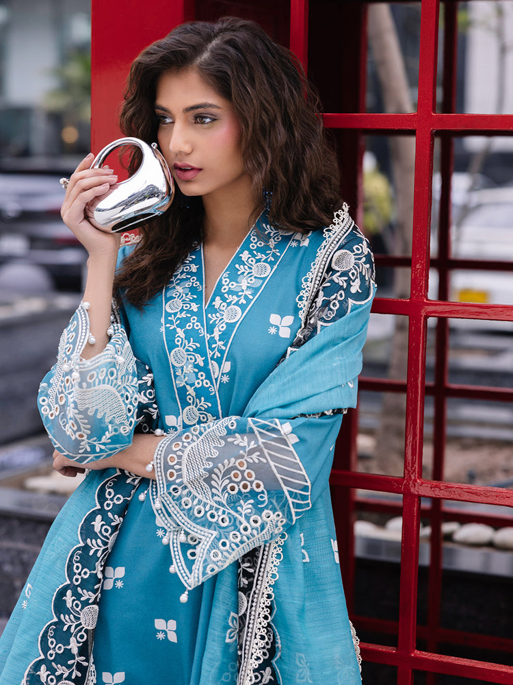 MAHNUR BROADWAY 25' Scarlet | 3 PC Lawn
