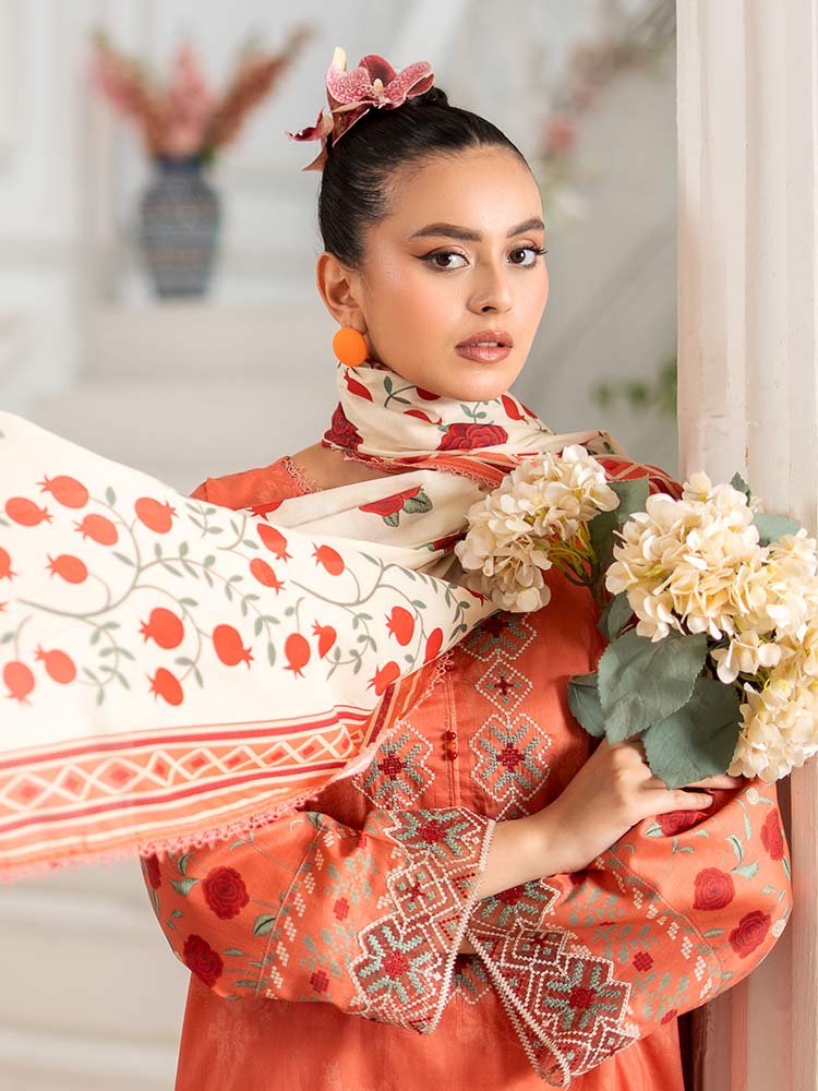 GULL BAHAR 3-Piece Unstitched Digital Printed Lawn Suit