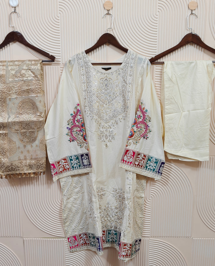 KARMA LAWN STITCHED D-03