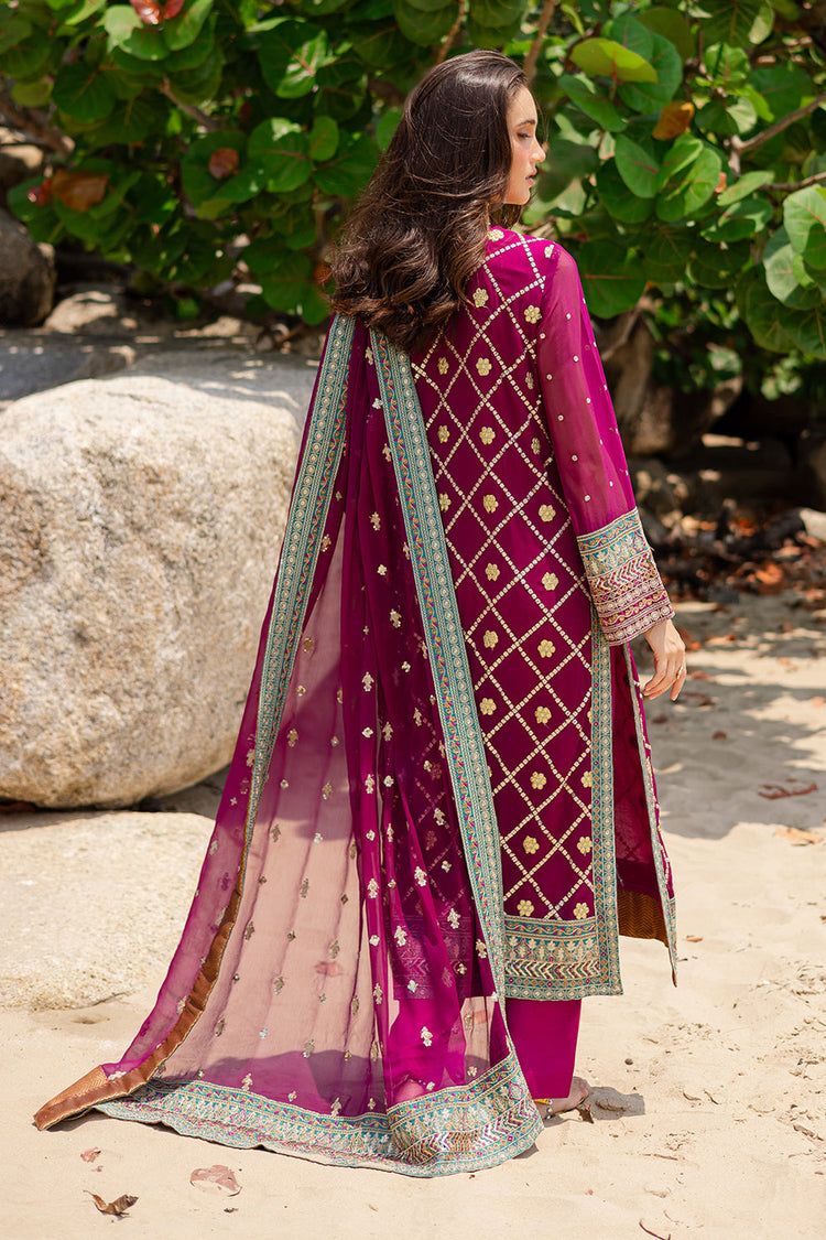 ZYRA FREESIA 3 Piece Embroirdered Chiffon Aditi - FW40051