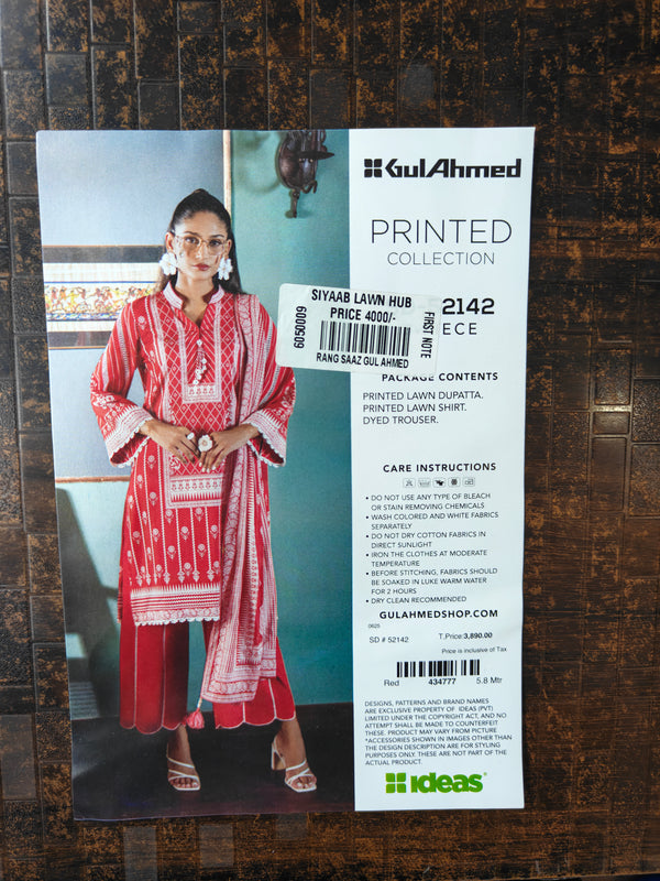 RANG SAAZ BY GUL AHMED SD-52142