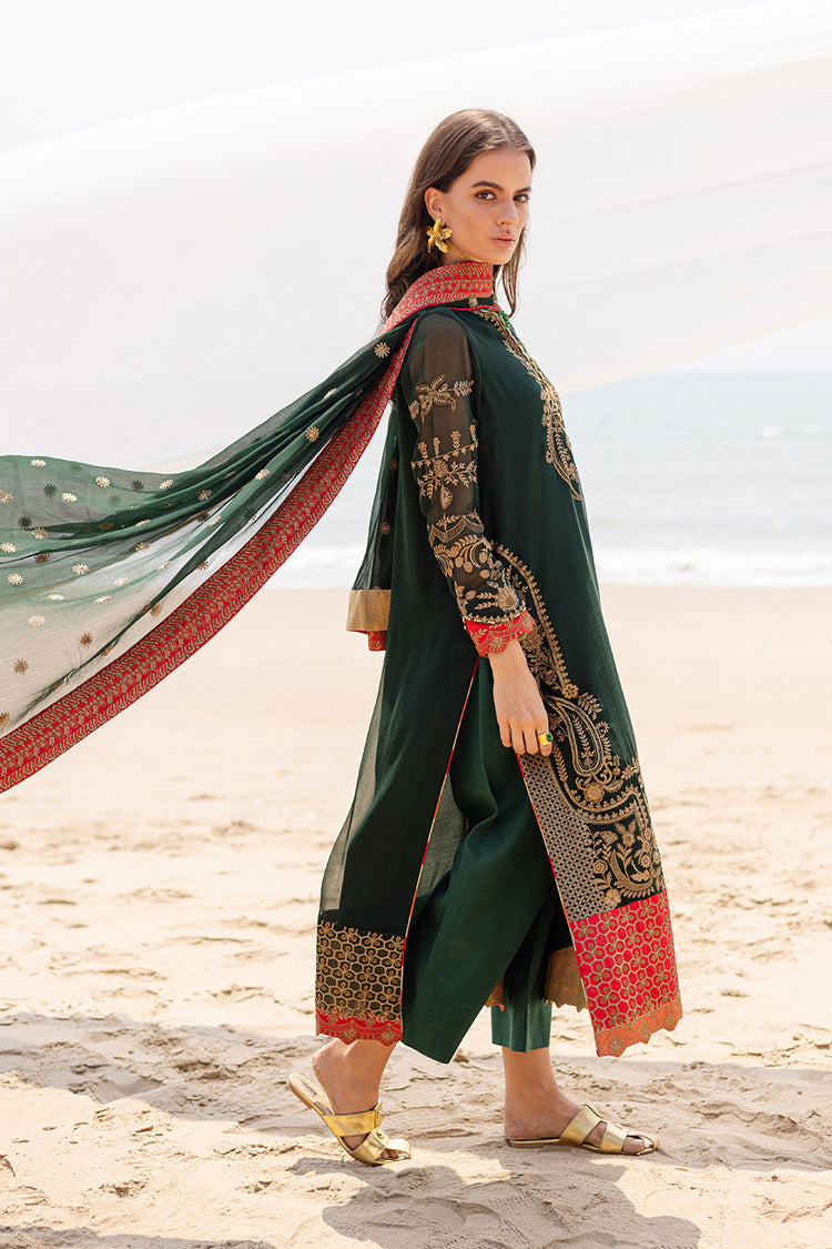ZYRA FREESIA 3 Piece Embroirdered Chiffon Aarna - FW40058