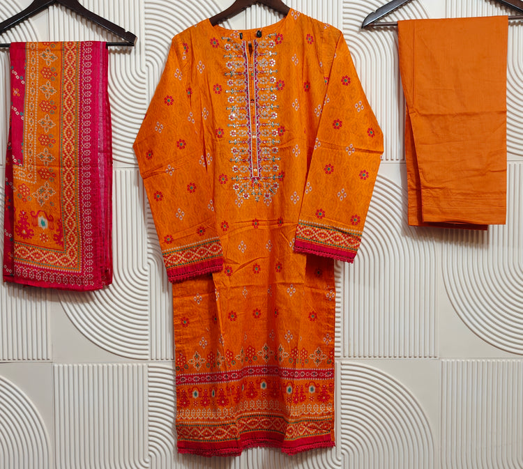 SADABAHAR STITCHED EMBROIDERED LAWN D-02