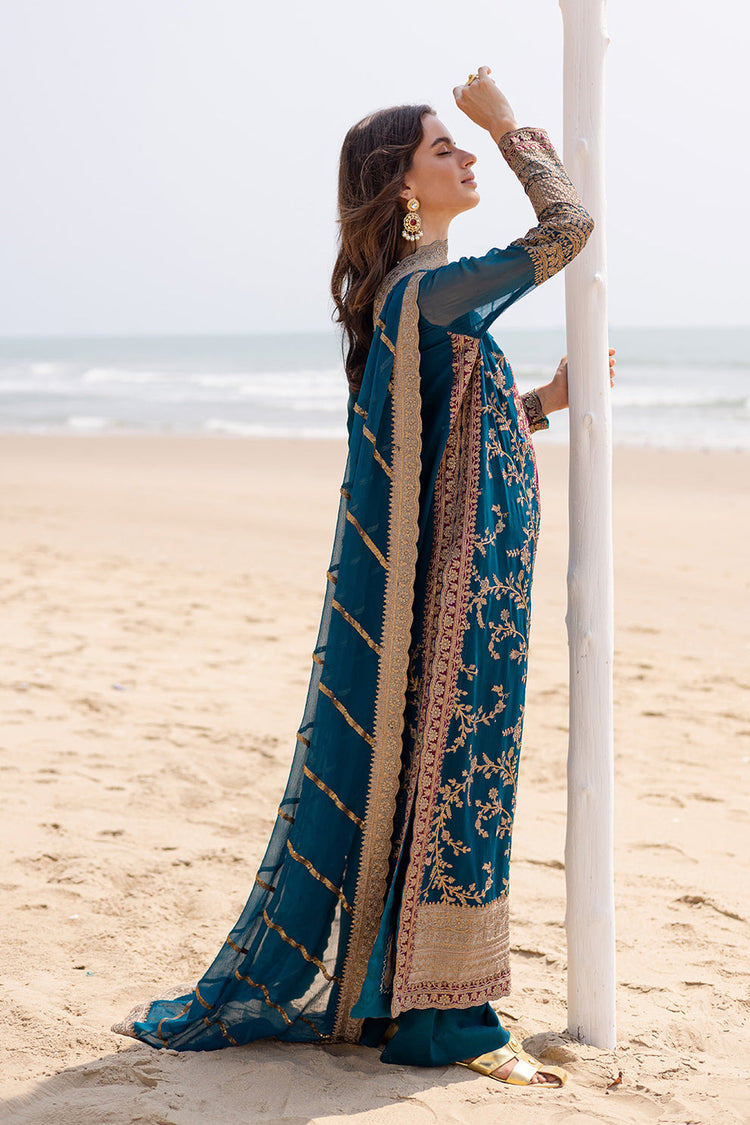 ZYRA FREESIA 3 Piece Embroirdered Chiffon Aadhya - FW40052