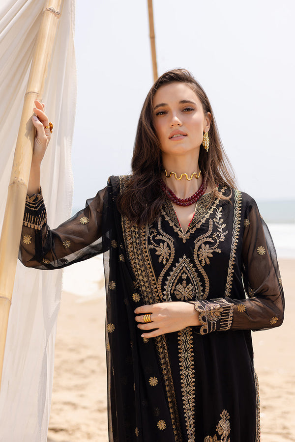 ZYRA FREESIA 3 Piece Embroirdered Chiffon Ananya - FW40053