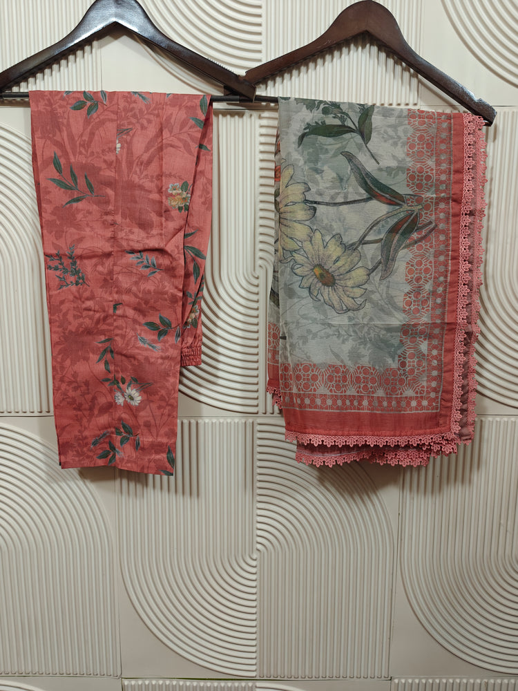 ZA AAMNA NOOR LUXUR LAWN PRET | D-08