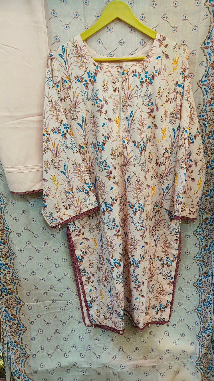 ZOYA AHMED SUMMER LAWN STITCHED 3PC-D08