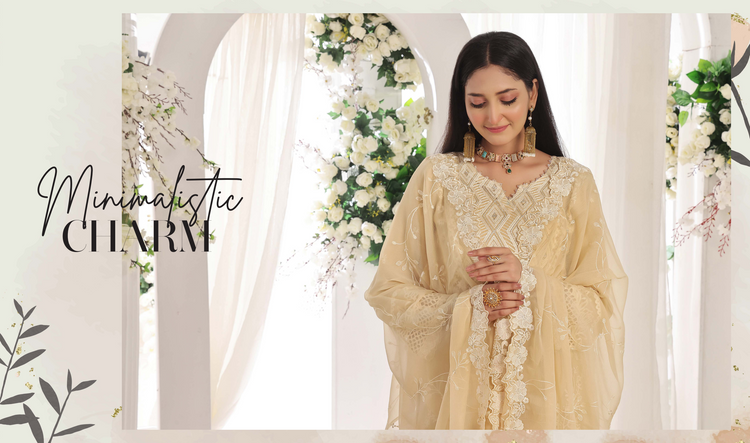 Rumha luxury emroidered chiffon