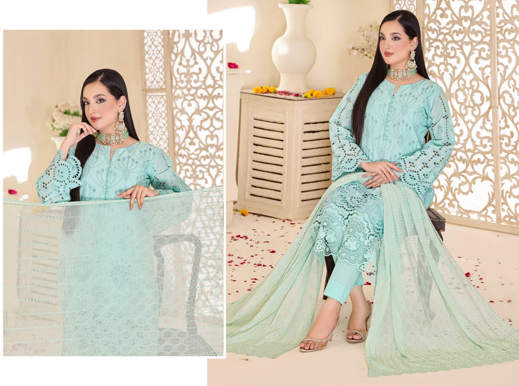 KINZA CHICKEN KARI UN-STITCHED COLLECTION BY BIN HAMEED 24'-07