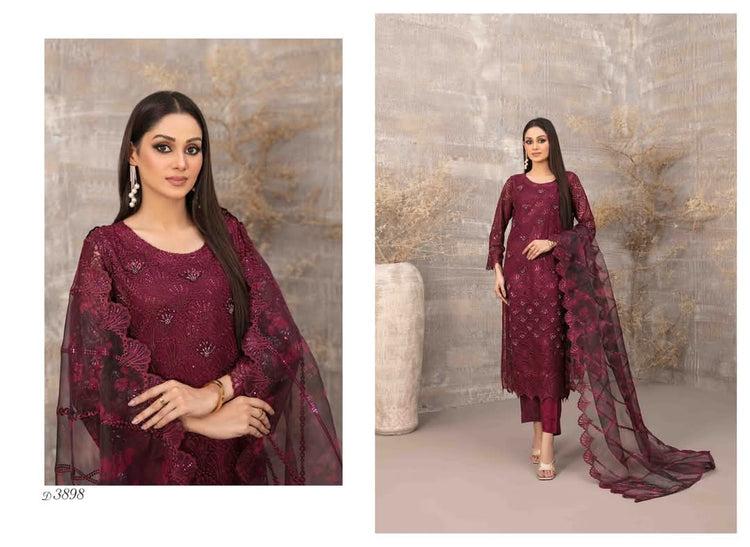 VASFIA BY TAWAKKAL UNSTITCHED | D3898