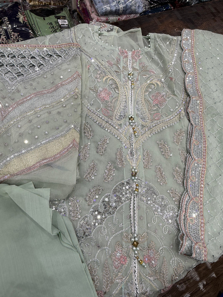 SABIHA BY BIN HAMEED SEMI-STITCHED 3PC | D-02