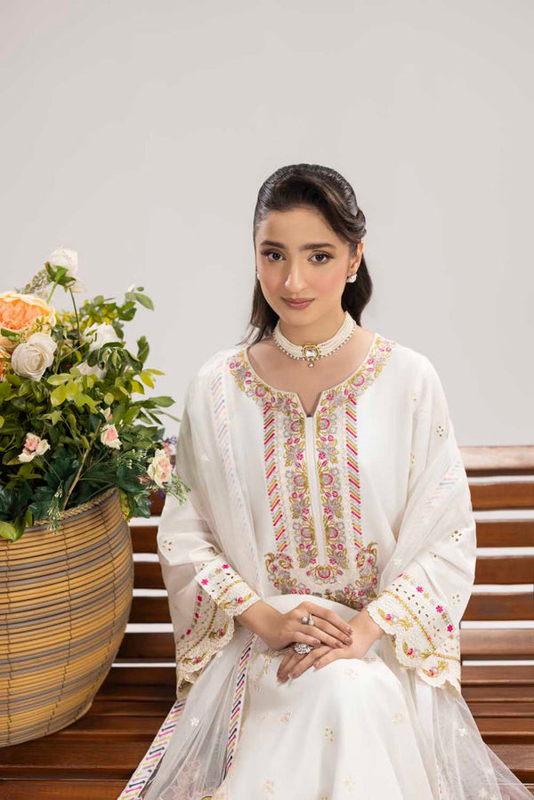 PHULKAARI ZR-2622 | PEARL WHITE