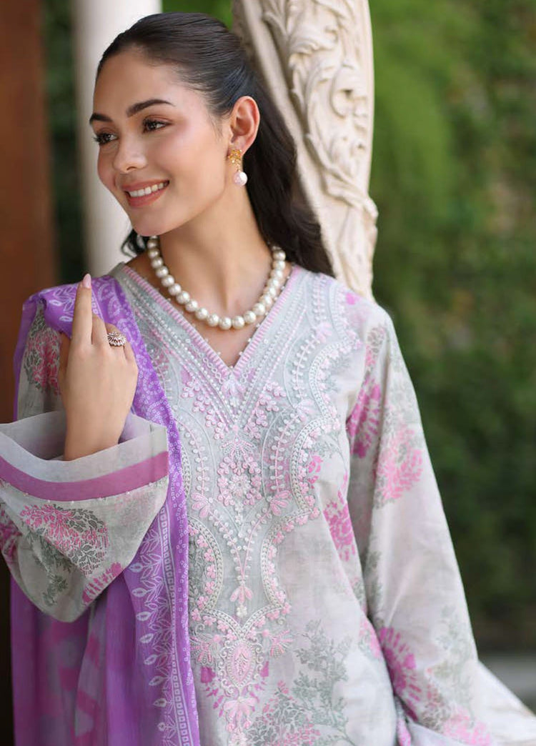 Kesariya by Riaz Arts Embroidered Lawn Suits Unstitched 3 Piece RA25KE KY-06 -