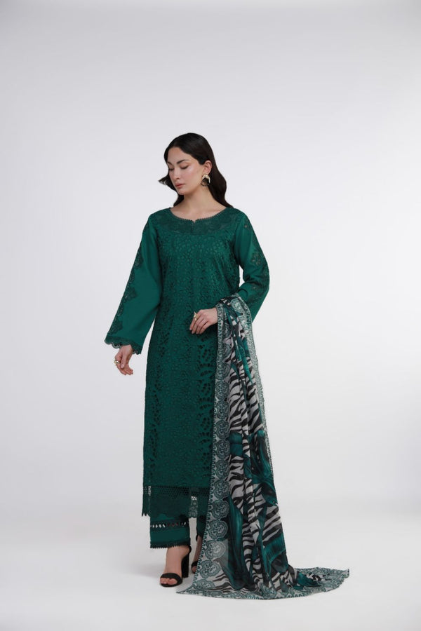 Gulmina by Marwat Textile-Emerald Drape