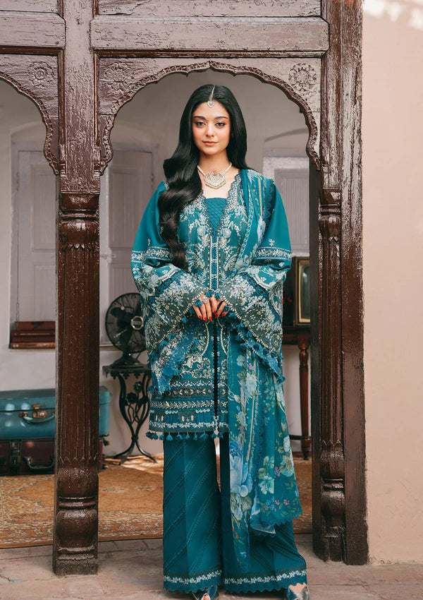 EK FASANA BY KAHF UN-STITCHED 3PC | KLB-5A MORNI