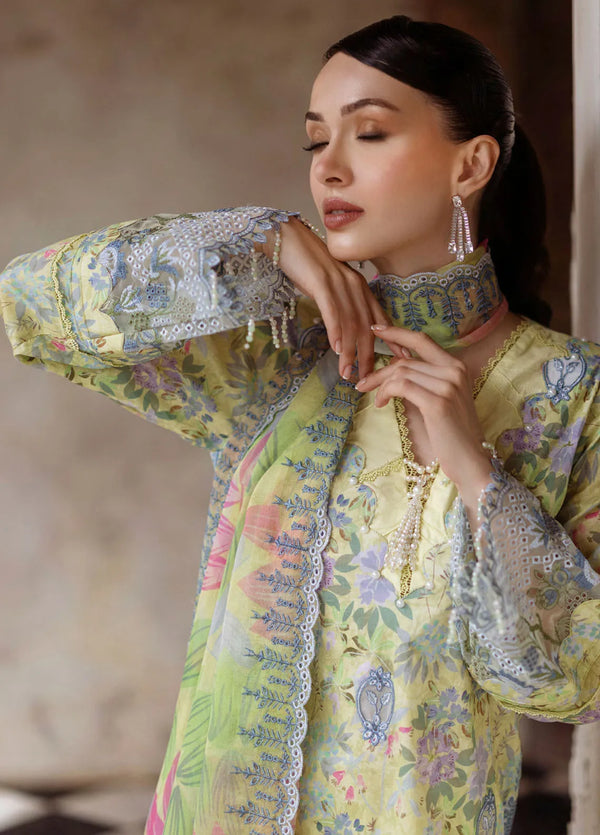 ALZOHAIB SUNSHINE BLOOM EID EDIT UN-STITCHED LAWN 25-D 05