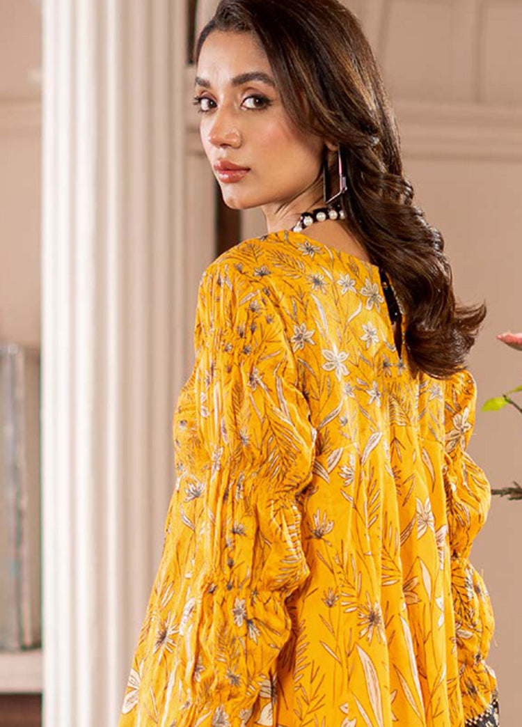 ALZOHAIB SUNSHINE BLOOM UN-STITCHED 3PC | D-03