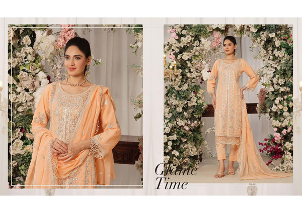 TANIA BY BINHAMEED | SEMI-STITCHED | D-07