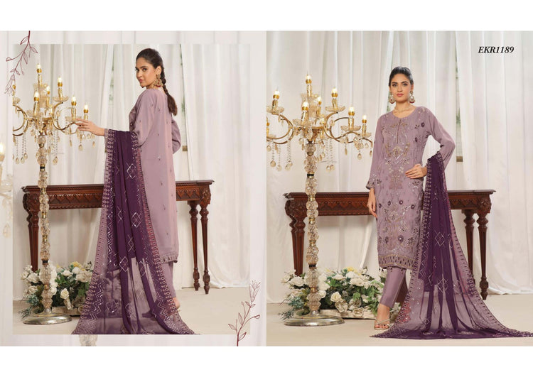 TANIA BY BINHAMEED | SEMI-STITCHED | D-08