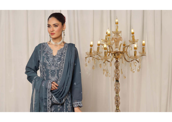TANIA BY BINHAMEED | SEMI-STITCHED | D-10