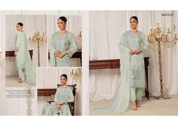 TANIA BY BINHAMEED | SEMI-STITCHED | D-02