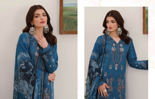 MASHAAL BY RAMSHA LUXURY LAWN-3PC | L-1012
