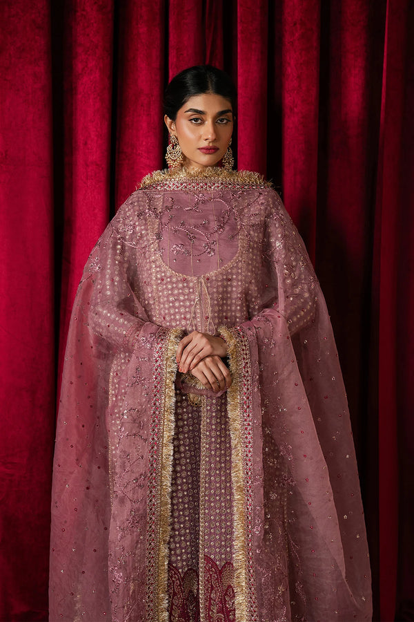 QURBAT BY AYZEL UJN-STITCHED 3PC | Humnishin