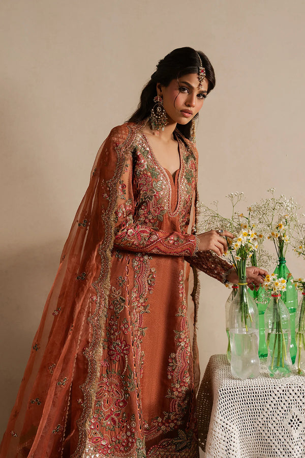 QURBAT BY AYZEL UJN-STITCHED 3PC | Sahaara