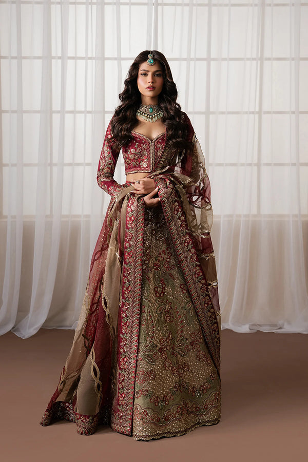 QURBAT BY AYZEL UJN-STITCHED 3PC | Mulaaqaat