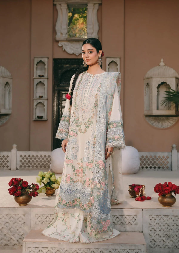 EK FASANA BY KAHF UN-STITCHED 3PC | KLB-2A NEELOFAR