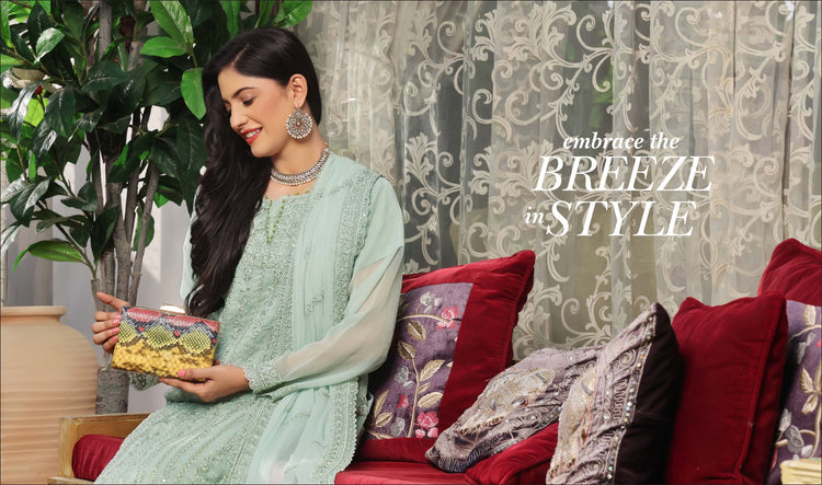 ZAAMIRAH BY BIN HAMEED SEMI-STITCHED 3PC | D-04