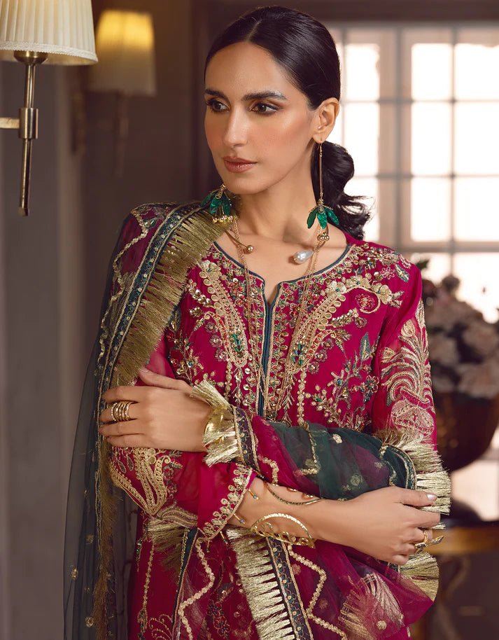 LE FESTA CHIFFON UN-STITCHED BY EMAAN ADEEL - LF-701