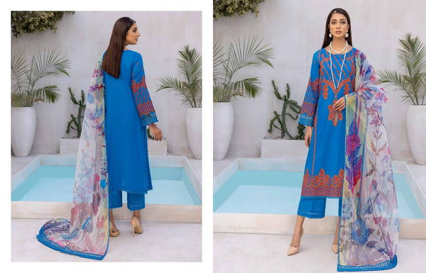CHARIZMA REEM PREMIUM EMBROIDERED LAWN RM-06
